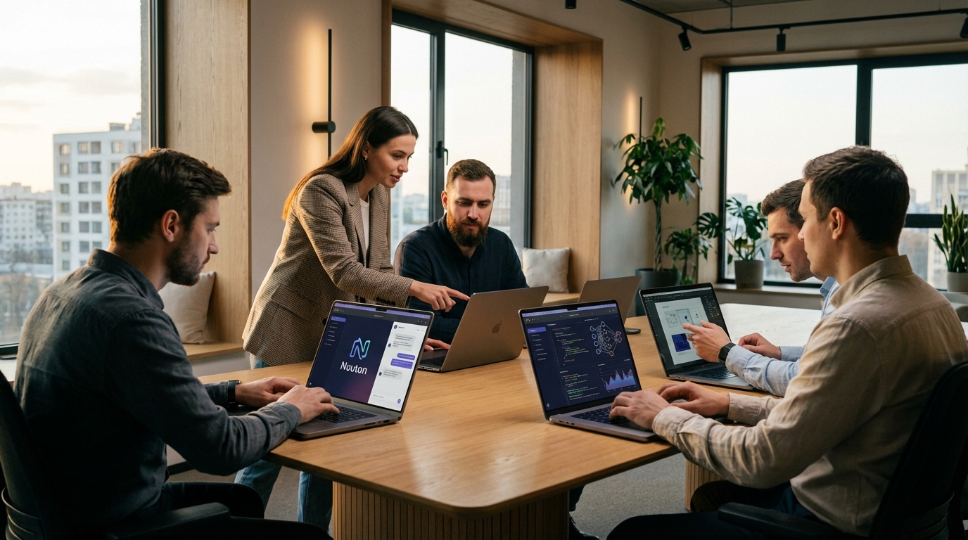 Пример: команда в NOUTON AI